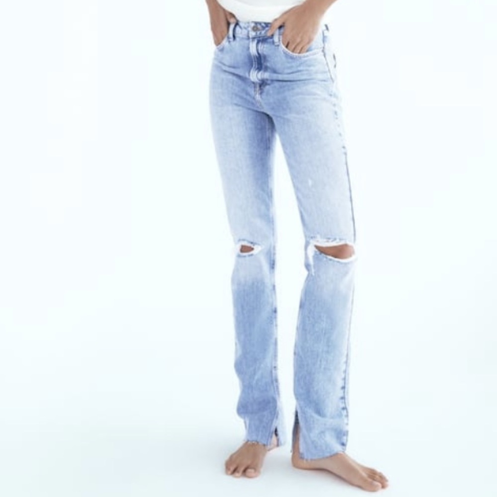 Famous tik Tok zara jeans!! Worn once